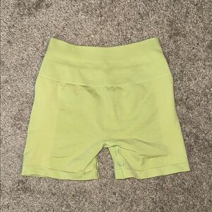 Alphalete Amplify Lime Green Biker Shorts